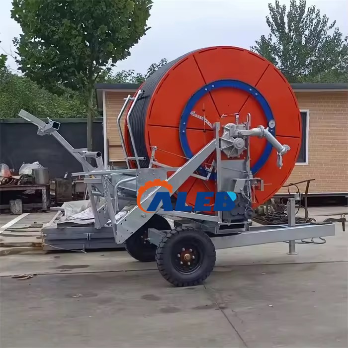 Enrouleur d’Irrigation Agricole – Canon d’Arrosage Mobile – Haute Pression et Large Surface de Couverture