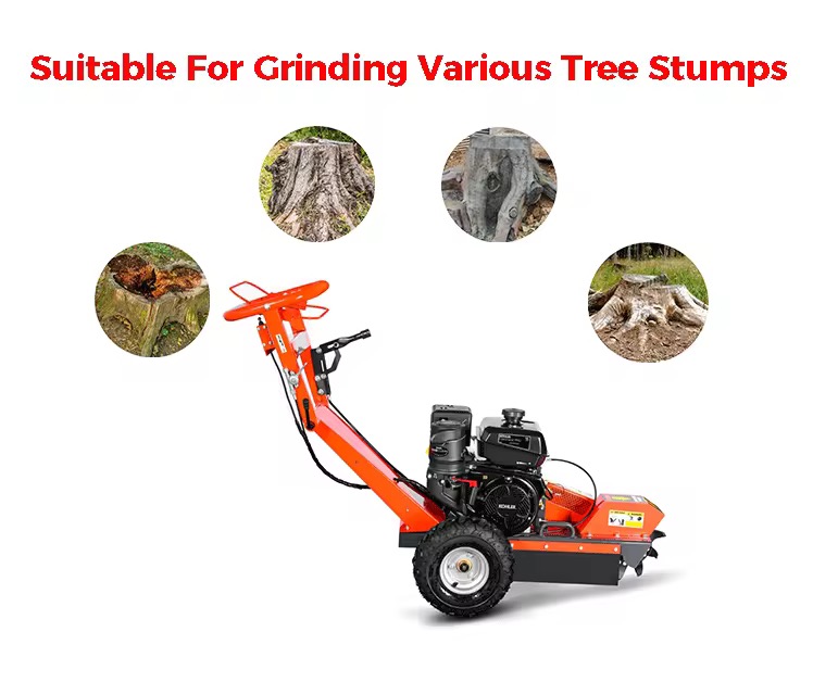 Broyeur de Souches d’Arbres Thermique – Stump Grinder Professionnel