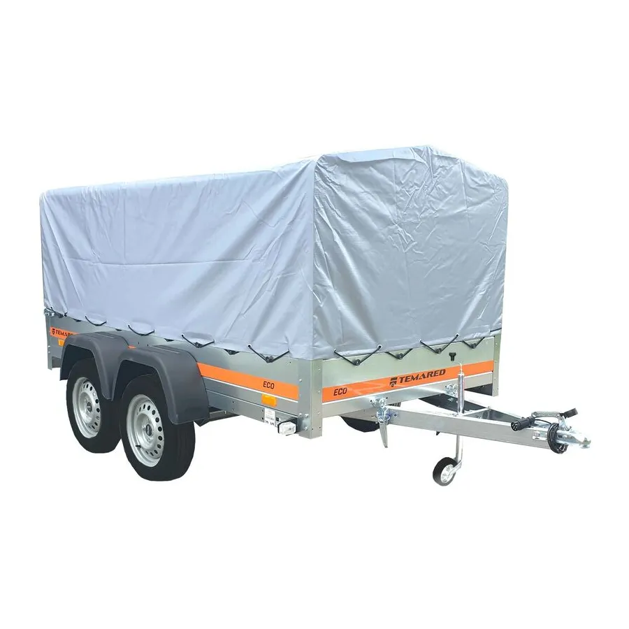 Remorque bâchée basculante double essieu TEMA 263X125cm ECO2612/2 KIPP